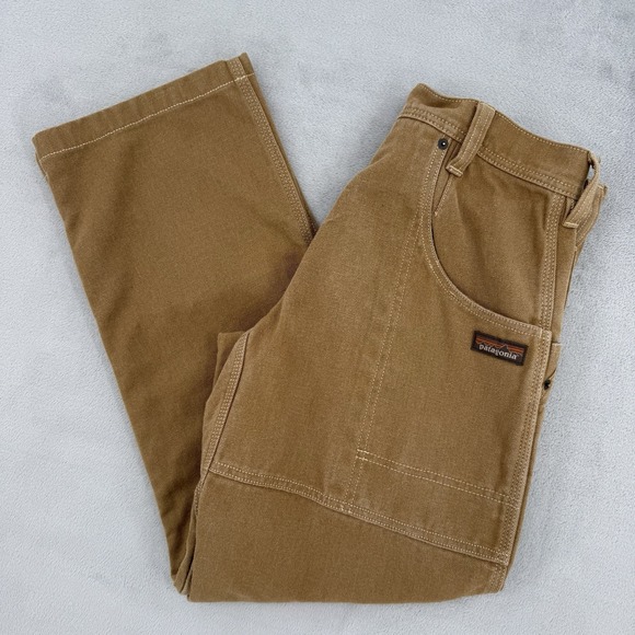 Patagonia Pants - Patagonia Pants Womens 30 Iron Forge Hemp Canvas Double Knees Brown Outdoor